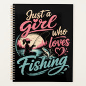 Gewoon Een Meisje Dat Van Vissen Houdt Planner (Voorkant)