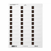 Gewoon een meisje dat van Vizsla's houdt Etiket (Full Sheet)