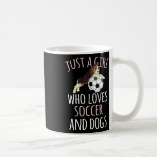 Gewoon Een Meisje Dat Van Voetbal Houdt Die Met Ho Koffiemok