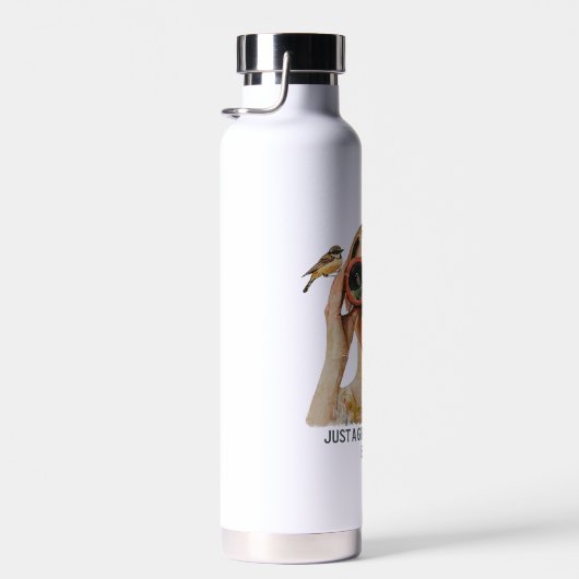 Gewoon een meisje dat van vogels houdt - Vogels ki Waterfles (Rechts)