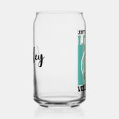 Gewoon een meisje dat van Volleybal houdt Blikvorm Glas (Rechts)