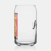 Gewoon een meisje dat van Volleybal houdt Blikvorm Glas (Links)
