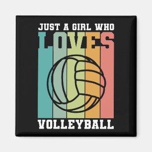 Gewoon een meisje dat van Volleyball houdt Magneet