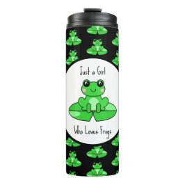 Gewoon een meisje dat van vrienden houdt thermosbeker