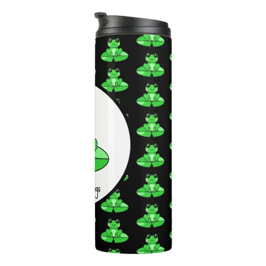 Gewoon een meisje dat van vrienden houdt thermosbeker (Geroteerd rechts)