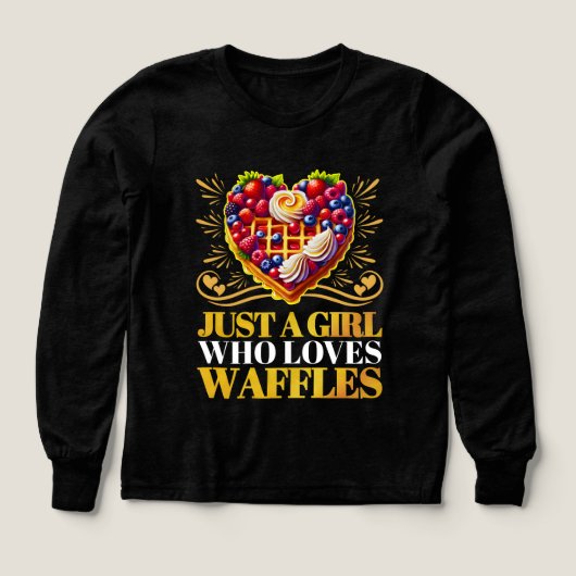 Gewoon een meisje dat van wafels houdt (Voorkant)