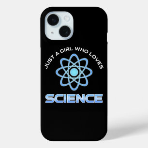 Gewoon Een Meisje Dat Van Wetenschap Houdt iPhone 15 Case