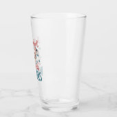 Gewoon een meisje dat van Wieners Dachshund Lover  Glas (Links)