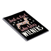 Gewoon een meisje dat van Wieners houdt Notitieboek (Rechterzijde)