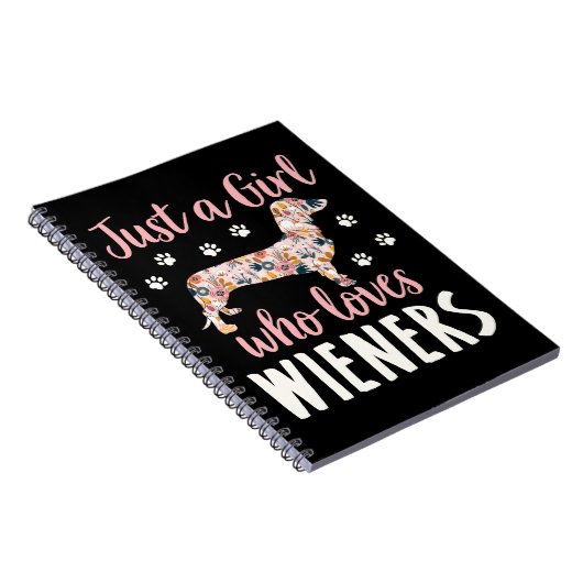 Gewoon een meisje dat van Wieners houdt Notitieboek (Rechterzijde)