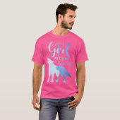 Gewoon een meisje dat van Wolf Wolves houdt, Water T-shirt (Voorkant volledig)