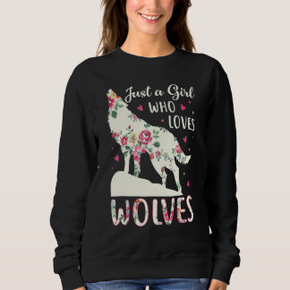 Gewoon een meisje dat van Wolven houdt, Cute Wolf Trui