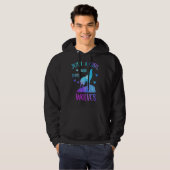 Gewoon een meisje dat van wolven houdt hoodie (Voorkant volledig)
