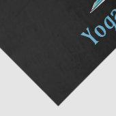 Gewoon een meisje dat van Yoga en Geiten houdt Tissuepapier (Detail)