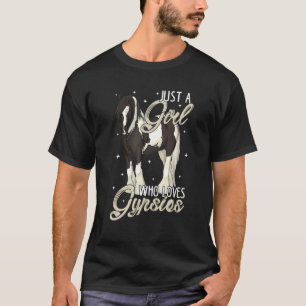 Gewoon Een Meisje Dat Van Zigeuners Houdt Zwart Pi T-shirt