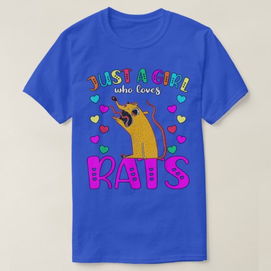 Gewoon een meisje dat varkens liefheeft 3578 t-shirt (Design voorkant)