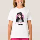 Gewoon een meisje dat verslaafd is aan anime | Roz T-shirt (Voorkant)