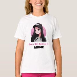 Gewoon een meisje dat verslaafd is aan anime | Roz T-shirt