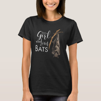 Gewoon Een Meisje Dat Vleermuizen Liefheeft I Scha T-shirt