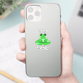Gewoon een meisje dat vrienden leuk vindt sticker (Telefoon)
