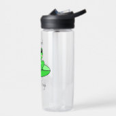 Gewoon een meisje dat vrienden leuk vindt waterfles (Links)