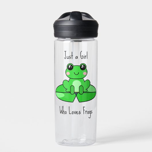 Gewoon een meisje dat vrienden leuk vindt waterfles (Voorkant)
