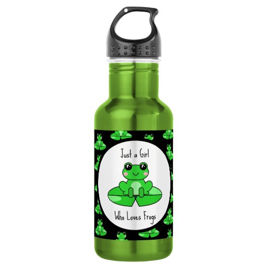 Gewoon een meisje dat vrienden leuk vindt waterfles  (Voorkant)