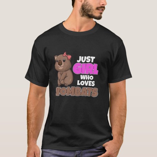 Gewoon een meisje dat vrouwen lokt t-shirt (Voorkant)