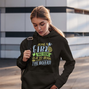 Gewoon een meisje dat weet hoe het bestuur te werk hoodie