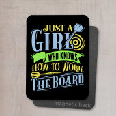 Gewoon een meisje dat weet hoe het bestuur te werk magneet