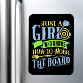 Gewoon een meisje dat weet hoe het bestuur te werk magneet