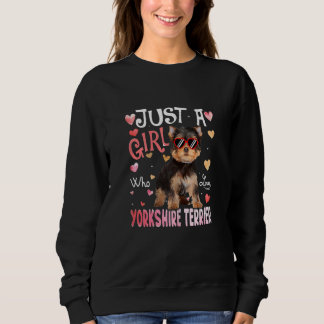 Gewoon Een Meisje Dat Yorkshire Terrier Meisjes Ho Trui