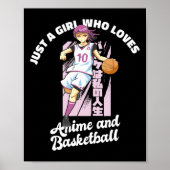 Gewoon een meisje die houdt van anime en basketbal poster (Voorkant)