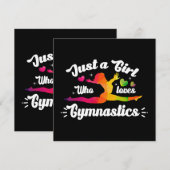 Gewoon een meisje die houdt van gymnastiek (Voorkant / Achterkant)