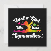 Gewoon een meisje die houdt van gymnastiek (Voorkant)