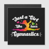 Gewoon een meisje die houdt van gymnastiek (Voorkant / Achterkant)