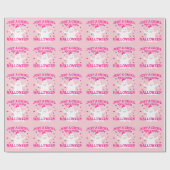 Gewoon een meisje die houdt van Halloween Schattig Cadeaupapier (Vlak)