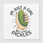 Gewoon een meisje die van augurken houdt - Grappig (Voorkant)