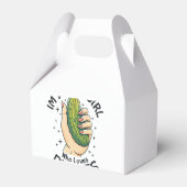 Gewoon een meisje die van augurken houdt - Grappig Bedankdoosjes (Achterkant)