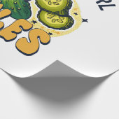 Gewoon een meisje die van augurken houdt - Grappig Cadeaupapier (Hoek)