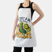 Gewoon een meisje die van augurken houdt - Grappig Schort (Insitu)