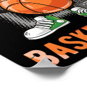 Gewoon een meisje die van basketbal houdt 1 poster (Hoek)