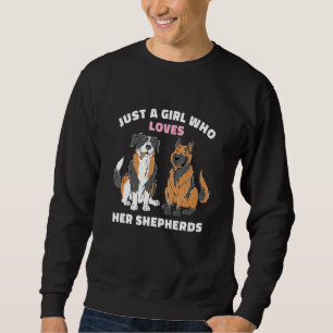 Gewoon een meisje die van haar herders houdt Aussi Trui