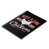 Gewoon een meisje die van kippen houdt - Chicken L Notitieboek (Linkerzijde)