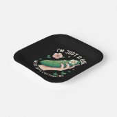 Gewoon een meisje die van komkommers houdt - Grapp Papieren Bordje (Gebogen)