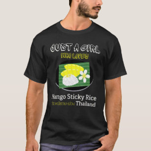 Gewoon een meisje die van Mango Sticky Rice Summer T-shirt
