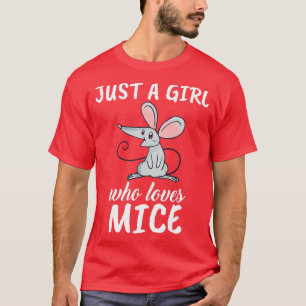 Gewoon een meisje die van muizen houdt 1 t-shirt