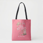 Gewoon een meisje die van paarden houdt, Coquette, Tote Bag (Voorkant)