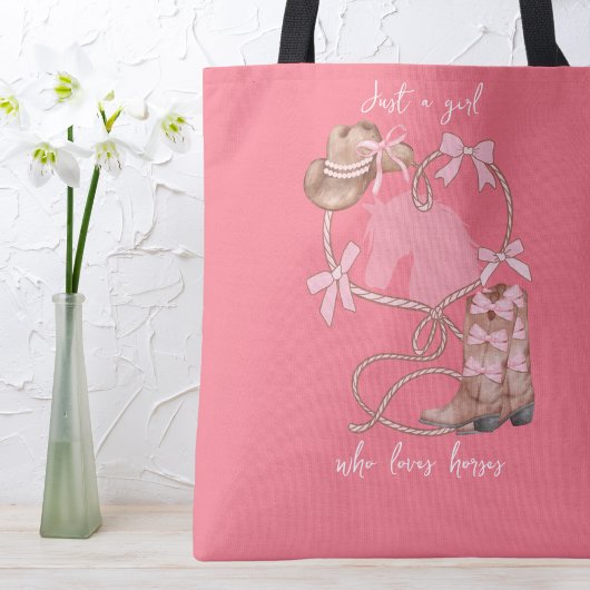 Gewoon een meisje die van paarden houdt, Coquette, Tote Bag