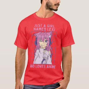 Gewoon een meisje genaamd Lei die van Anime persoo T-shirt